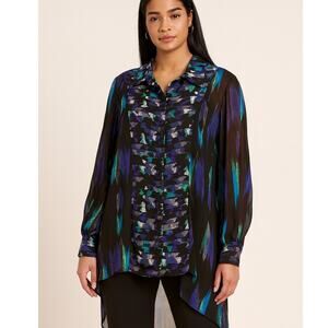 Kirna Zabete x Target Long Sleeve high-Low Hem Blouse NWT